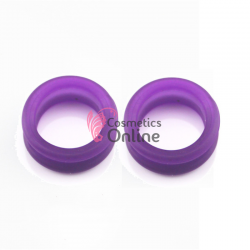 Inele pentru protectie foarfece de tuns sau de filat din silicon, set 2 bucati Mov